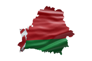 bielorrússia mapa esboço ícone. png alfa canal. país com nacional bandeira