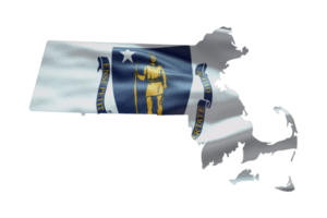 Massachusetts map outline PNG. State flag icon png