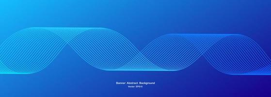 abstract wave line background vector
