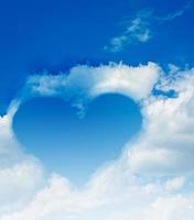 Heart of clouds photo