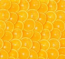 Sliced orange background photo