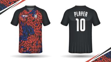 Soccer jersey design for sublimation, sport t shirt design vector