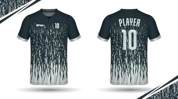 diseño de camisetas de fútbol para sublimación, diseño de camisetas deportivas vector