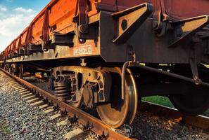 Rail freight car photo