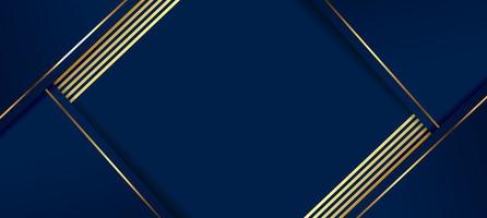 Abstract blue and gold line background illustration photo