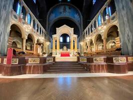 London in the UK in March 2023. A view of the inside of Westminster Cathedral photo