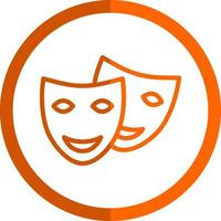 diseño de icono de vector de teatro