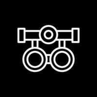 diseño de icono de vector de gafas de prueba