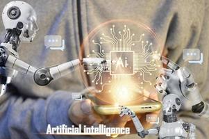 The AI ChatBot concept is unique in that it can interact as naturally as a real human. Industry Innovation 5.0 photo