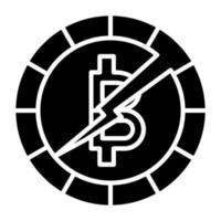 Crypto Halving Icon Style vector