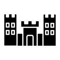 Castle Toy Icon Style vector