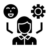 Stress Management Icon Style vector