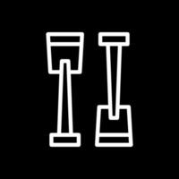 Paddle Vector Icon Design