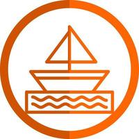 Boat Vector Icon Design