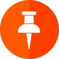 Push Pin Vector Icon Design