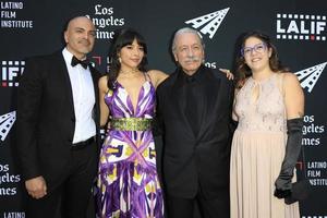 LOS ANGELES  JUN 1  Rafael Agustin Xochitl Gomez Edward James Olmos Diana Cadavid at the LALIFF opening night screening of Mija at the TCL Chinese Theater IMAX on June 1 2022 in Los Angeles CA photo