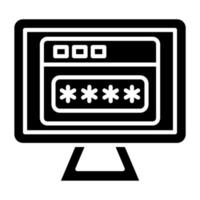 Password Icon Style vector