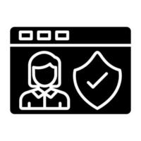 Access Control Icon Style vector