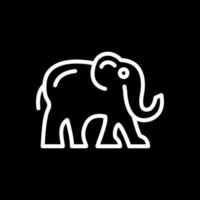 diseño de icono de vector de elefante