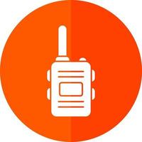 diseño de icono de vector de walkie talkie