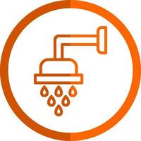 Shower Head Vector Icon Design