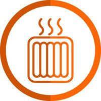 Underfloor Heating Vector Icon Design