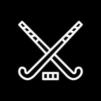 diseño de icono de vector de hockey