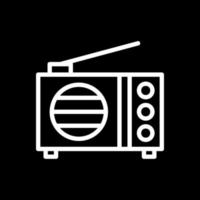 diseño de icono de vector de radio