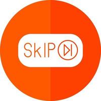 Skip Ad Vector Icon Design