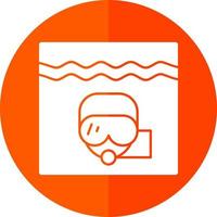 Diver Vector Icon Design