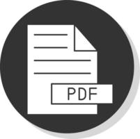 diseño de icono de vector de pdf