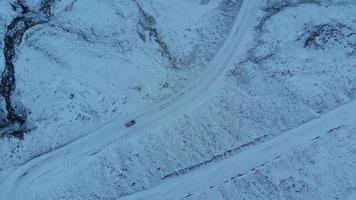 Driving on the roads of iceland video