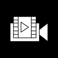 diseño de icono de vector de producción de video