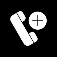 diseño de icono de vector de llamada de emergencia