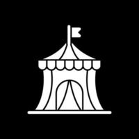 Circus Tent Vector Icon Design