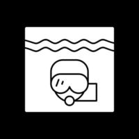 Diver Vector Icon Design