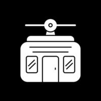 Cable Car Vector Icon Design