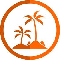 Island Vector Icon Design