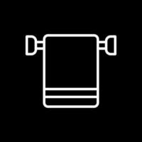 Towel Rack Vector Icon Design