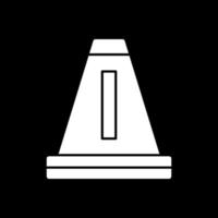 diseño de icono de vector de cono de tráfico