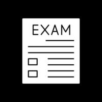 diseño de icono de vector de examen