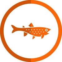 Trout Vector Icon Design