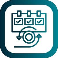 Daily Scrum Vector Icon Design