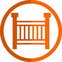 Crib Vector Icon Design