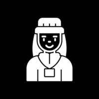 Tour Guide Woman Vector Icon Design