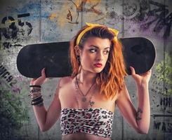 Cool Skater girl photo