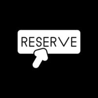 Reservation Vector Icon Design