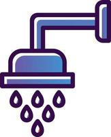 Shower Head Vector Icon Design