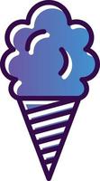 diseño de icono de vector de helado