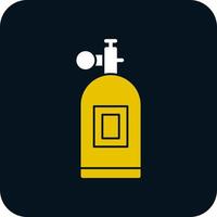 Oxygen Tank Vector Icon Design